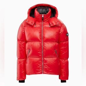 Men’s Mackage Kent Jacket in Punch Red